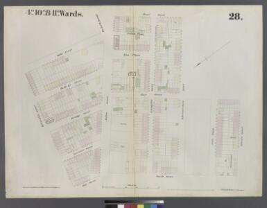 [Plate 28: Map bounded by Willoughby Street, Gold Street, Fulton Avenue, Bond Street, Schermerhorn Street, Hoyt Street, Jay Street]