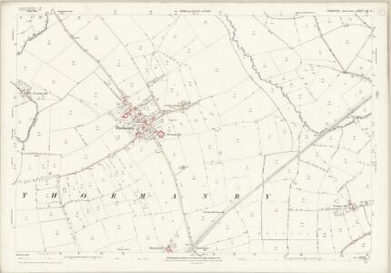 Yorkshire CIV.14 (includes: Angram Grange; Birdforth; Carlton Husthwaite; Husthwaite; Sessay; Thormanby) - 25 Inch Map