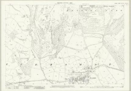 Dorset XXI.10 (includes: East Chelborough; Evershot; Melbury Sampford) - 25 Inch Map