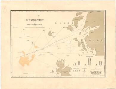 Museumskart 44: Sjøgrænsen fra N. Hellsø og Gylte varde ut til frit hav
