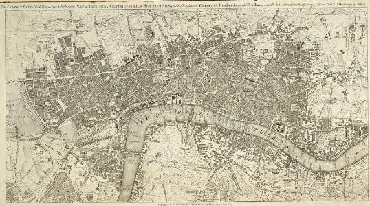The LONDON DIRECTORY, or a New & Improved PLAN of LONDON, WESTMINSTER & SOUTHWARK; with the adjacent Country