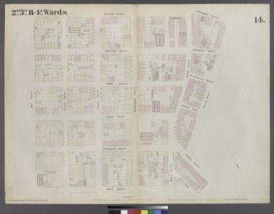 [Plate 14: Map bounded by Market, James Street, York Street, Jay Street, Concord Street, Fulton Avenue, Pineapple Street, Henry Street, Fulton Avenue]