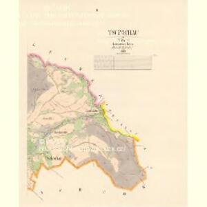 Tschochau - c7694-1-002 - Kaiserpflichtexemplar der Landkarten des stabilen Katasters