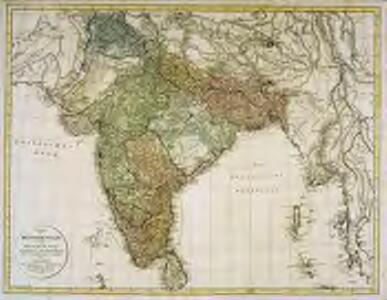 Charte von Hindostan und der Halbinsel