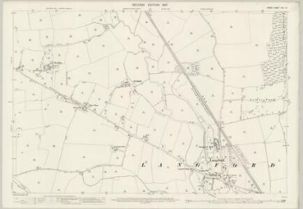 Essex (1st Ed/Rev 1862-96) XLV.13 (includes: Hatfield Peverel; Langford; Ulting; Wickham Bishops) - 25 Inch Map
