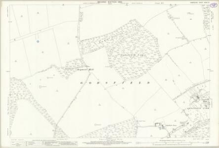 Hampshire and Isle of Wight XXXIV.10 (includes: Candovers; Itchen Stoke and Ovington; Northington; Old Alresford; Wield) - 25 Inch Map