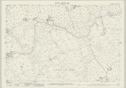 Cornwall LXI.14 (includes: St Ives; Towednack; Zennor) - 25 Inch Map