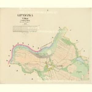 Lipniczka - c4116-1-001 - Kaiserpflichtexemplar der Landkarten des stabilen Katasters