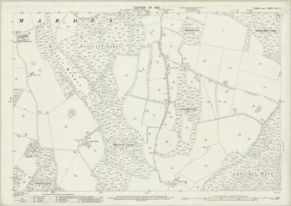 Sussex XLVII.4 (includes: Compton) - 25 Inch Map