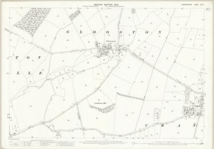 Leicestershire XLVI.1 (includes: Cranoe; Glooston; Stonton Wyville) - 25 Inch Map