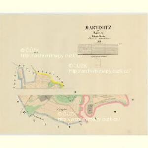 Martinitz - c4507-1-002 - Kaiserpflichtexemplar der Landkarten des stabilen Katasters