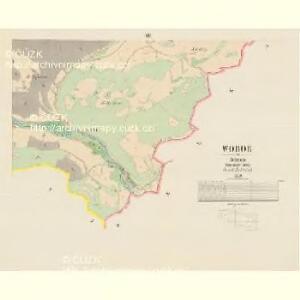 Wobor - c5354-1-006 - Kaiserpflichtexemplar der Landkarten des stabilen Katasters
