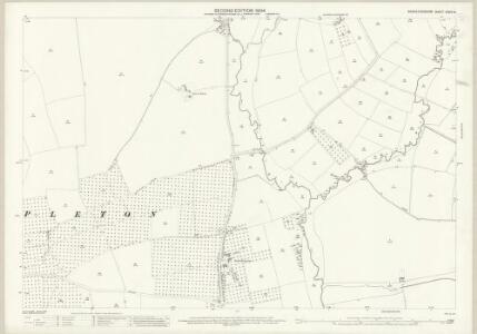 Worcestershire XXXIV.16 (includes: Bishampton; Naunton Beauchamp; Peopleton; Throckmorton) - 25 Inch Map