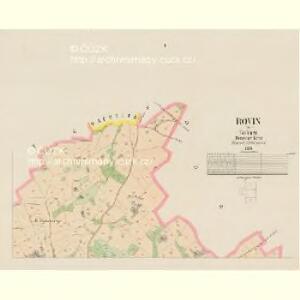 Rowin - c6571-1-001 - Kaiserpflichtexemplar der Landkarten des stabilen Katasters