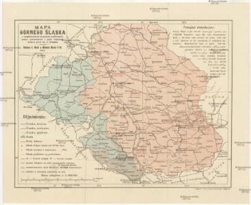 Mapa Górnego Śląska