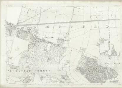 London (First Editions c1850s) LXI (includes: Borough Of Woolwich) - 25 Inch Map