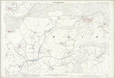 Gloucestershire XXXIV.13 (includes: Cranham; Painswick; Upton St Leonards) - 25 Inch Map