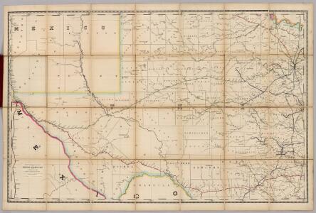 (Texas) Railroad Map of the United States.