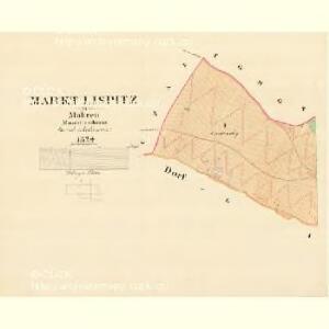 Lispitz - m1775-1-001 - Kaiserpflichtexemplar der Landkarten des stabilen Katasters