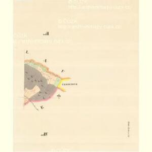 Hinter Wiedern (Zadni Widri) - m3542-1-004 - Kaiserpflichtexemplar der Landkarten des stabilen Katasters
