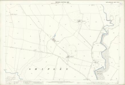 Northumberland (Old Series) XXVI.15 (includes: Denwick; Shipley; South Charlton) - 25 Inch Map