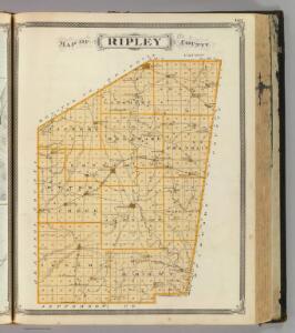Map of Ripley County.