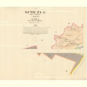 Kiniczek - m1219-1-001 - Kaiserpflichtexemplar der Landkarten des stabilen Katasters