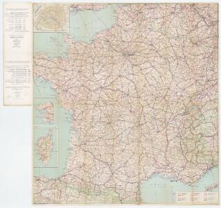 [Kaart], uit: Frankreich : Autokarte = France : carte automobile