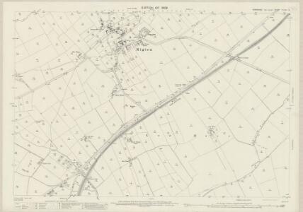 Yorkshire CLXXI.13 (includes: Harewood; North Rigton; Weeton) - 25 Inch Map
