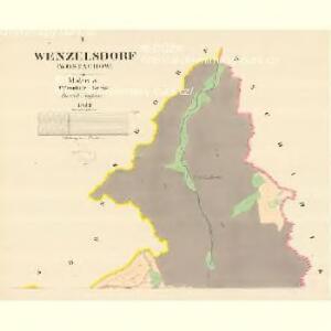 Welzelsdorf (Wostachow) - m3253-1-001 - Kaiserpflichtexemplar der Landkarten des stabilen Katasters