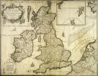 Les isles Britanniques comprenant les royaumes d'Angleterre, Ecosse et Irlande