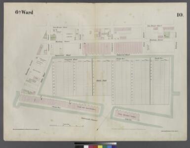 [Plate 10: Map bounded by Hamilton Avenue, Van Brunt Street, Clinton Wharf, Buttermilk Channel]