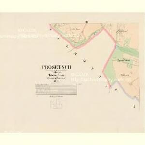Prosetsch - c6118-1-003 - Kaiserpflichtexemplar der Landkarten des stabilen Katasters