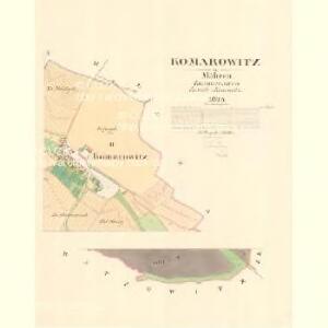 Komarowitz - m1256-1-002 - Kaiserpflichtexemplar der Landkarten des stabilen Katasters