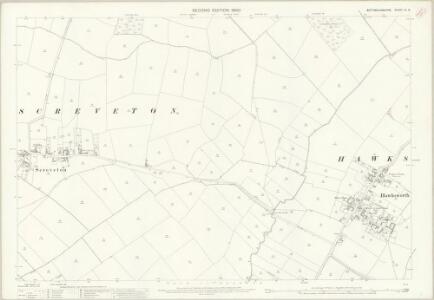 Nottinghamshire XL.9 (includes: Car Colston; Flintham; Hawksworth; Screveton) - 25 Inch Map