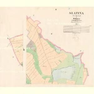 Slatina - c7009-1-002 - Kaiserpflichtexemplar der Landkarten des stabilen Katasters