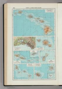 244.  Pacific and Indian Oceans Islands.  The World Atlas.