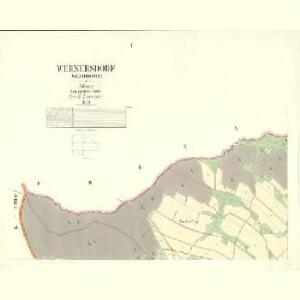 Wernersdorf (Wendřowice) - c8488-1-001 - Kaiserpflichtexemplar der Landkarten des stabilen Katasters