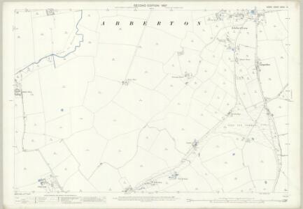 Essex (1st Ed/Rev 1862-96) XXXVI.12 (includes: Abberton; Peldon) - 25 Inch Map