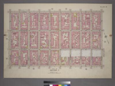 Plate 17, Part of Section 2: [Bounded by Stanton Street, Willett Street, Broome Street, and Orchard Street.]