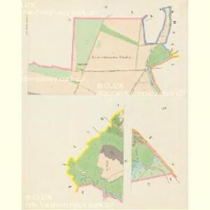 Chlumetz (Chlumec) - c2525-1-004 - Kaiserpflichtexemplar der Landkarten des stabilen Katasters