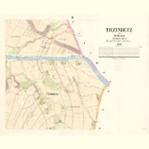 Trzinietz - m3163-1-003 - Kaiserpflichtexemplar der Landkarten des stabilen Katasters