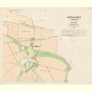 Obědowitz (Obědowice) - c5342-1-002 - Kaiserpflichtexemplar der Landkarten des stabilen Katasters