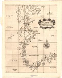 Museumskart 170: Kart over kysten fra Arendal til Bergen