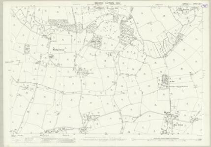 Suffolk LVIII.7 (includes: Brandeston; Cretingham; Hoo; Kettleburgh; Monewden) - 25 Inch Map