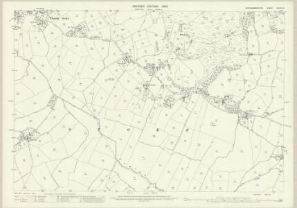 Montgomeryshire XXXVIII.10 (includes: Church Stoke) - 25 Inch Map