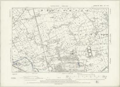 Lancashire LXI.SE - OS Six-Inch Map