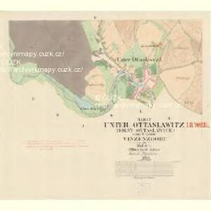 Unter Ottaslawitz (Dolny Ottaslawice) - m0516-1-004 - Kaiserpflichtexemplar der Landkarten des stabilen Katasters