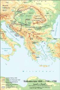Südosteuropa 1699 – 1718 – 1739