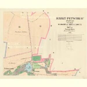 Petschkau (Peczky) - c0926-1-002 - Kaiserpflichtexemplar der Landkarten des stabilen Katasters